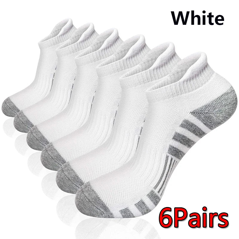 Pairs Ankle Athletic Running Socks Breathable Cotton | SAMAG