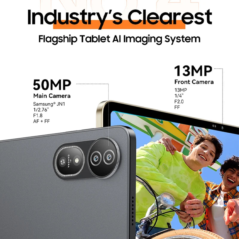 Blackview MEGA 12 Tablet 5G 12.2" 2.4K 120Hz Display Dimensity 7200 CPU IP69K Waterproof 50MP Camera 10000mAh Pad PC