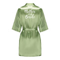 Satin Silk Robes Plus Size Wedding Bathrobe Bride | SAMAG