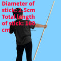 160 CM White Wax Pole Folding Martial Arts Stick Splicing | SAMAG