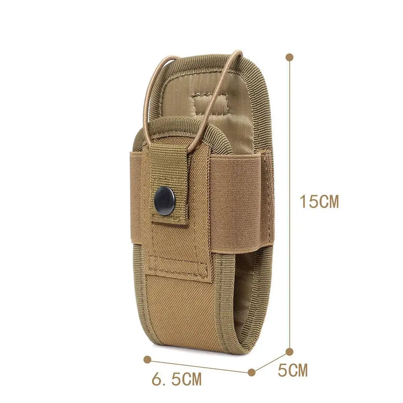 Outdoor Tactical Walkie Talkie Cover For MOLLE Accessory Bag Adjustable Two Way Radios Holder Bag Case For Walkie Talkies