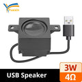 Parlantes Para PC USB Stereo Speakers for Laptops; Desktop Mini Subwoofer Speakers for Office Computers, Powered by 5V DC