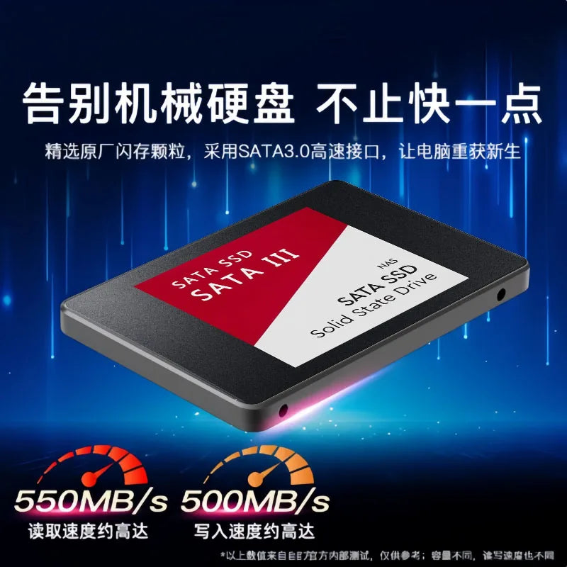 Original New 2.5 Inch SATA3 SSD Internal Solid State Drive for Laptop Desktop - 120GB 240GB 500GB Hard Disk Option
