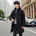 2026  Long Down Jackets Winter Coats Chaquetas Hooded Casual Winter Parkas High Quality Male Green Warm Parkas Coats Size 4XL