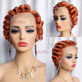 613 Blonde Pixie Cut Short Bob Loose Wave Human Hair Wigs Chocolate Brown Short Bob 13x4 Transparent Lace Front Wigs Preplucked