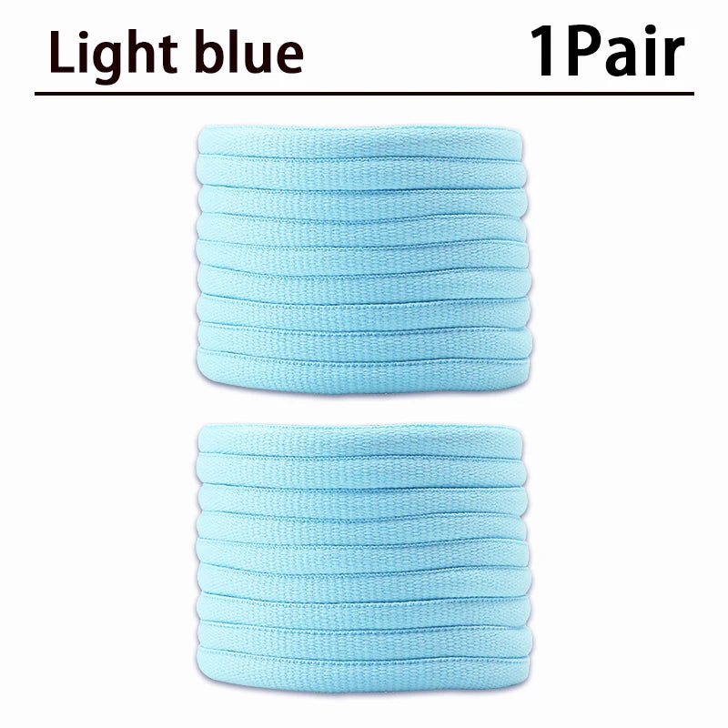 New Half Round High Quality Shoelaces 5mm Width Solid Color Shoelace Sneaker Classic Shoe Laces 1 Pair/3 Pair/5 Pair