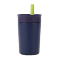 Tumbler 12oz Insulated Water Bottle Double-Layer with Straw Thermos Bottle Stainless Steel Bright Color Thermal Mug Kids