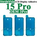 VerdeVida 3pcs OEM Screen Display Adhesive for iPhone 13 Pro Max 11 12 13 14 15 Plus XS X LCD Waterproof Glue Sticker Frame Seal