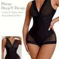 Sexy Women's Bodysuit Shapewear Black Waist-Cinching Shaping Pants