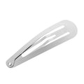 1 Pack 50pcs Silver Tone Snap Hair Clips Craft Bow Headwear Decoration DIY 4/5/6cm Hot