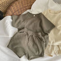 Summer 1 - 6Y Childrens Set Waffle - patterned T - shirt - View 6 | SAMAG