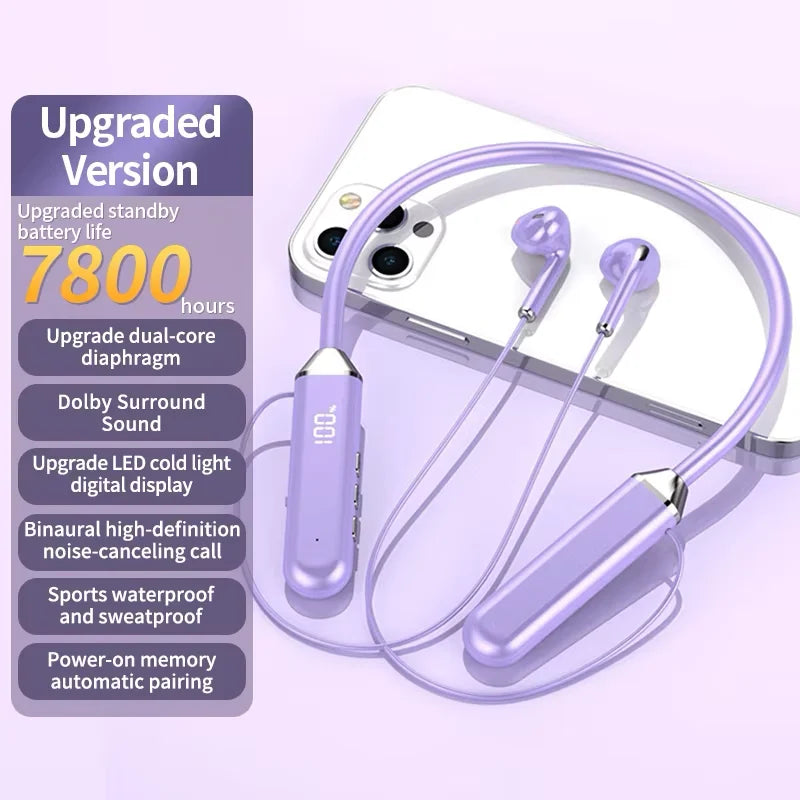 New Sport Wireless Headphone Neckband Earphone audífonos bluetooth inalámbrico freeshippings items ear buds for xiaomi huawei