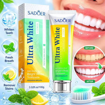100g Lemon Mint Toothpaste Daily Oral Care Remove Plaque | SAMAG