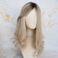 Honey Blonde Balayage 6x6 Silk Base Hair 100% European Virgin Human Hair HD Lace Natural Scalp Look Human Hair Wigs for Women