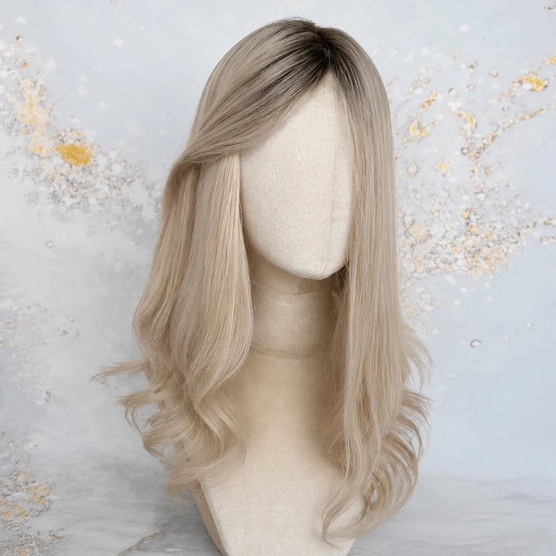 Honey Blonde Balayage 6x6 Silk Base Hair 100% European Virgin Human Hair HD Lace Natural Scalp Look Human Hair Wigs for Women