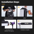 NEW Flynoodle Air Tube Pro 120 Light Bank Softbox for Aputure Nanlite Godox ZHIYUN COLBOR LED Video Light Diffuser Accessories