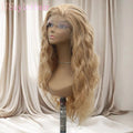 UStyleHair Blonde Wig Long Loose Curly Wigs for Women Synthetic Lace Front Wig Natural Hairline Daily Cosplay Glonden Lace Wig