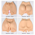 Extra Thick Men's Silicone False Vagina Pants Sexy Buttocks 2cm Shemale Cosplay Crossdresser Drag Queen Hip Enhancer Pant