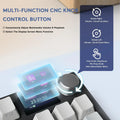 ATTACK SHARK K86 RGB 75% Wireless Gasket Mechanical Keyboard,3-Mode Bluetooth5.0/2.4G/USB-C Hot Swappable Gaming Keyboard