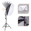Andoer Studio Photography Light kit Softbox Lighting Set with 85W 2800K-5700K LED Light/ 50x70cm Softbox/ 2m Stand for Video