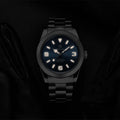 New BENYAR 41mm Men's Automatic Mechanical Watch Classic Blue Stainless Steel 50m Waterproof Luminous Male Business Wristwatch