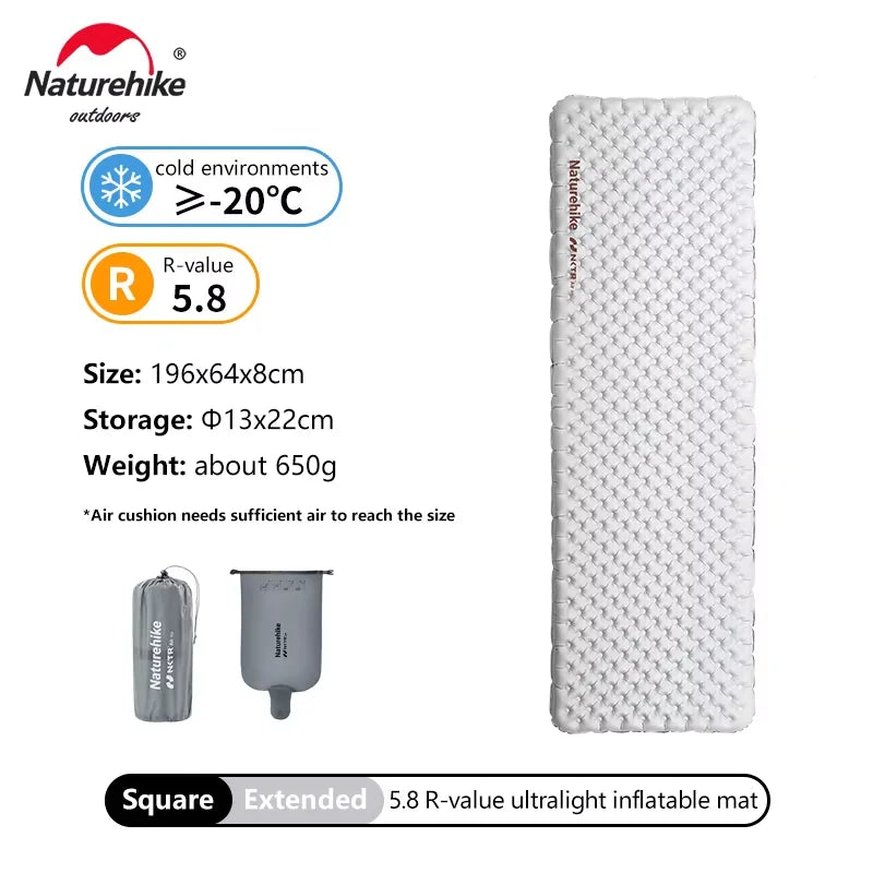 Naturehike Inflatable Mat Ultralight 5.8 High R Value | SAMAG