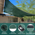 Green Shade Cloth Sun Net with Grommets Sunblock Mesh | SAMAG