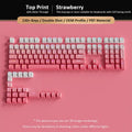 Green Grape Top-lit RGB Backlit Keycaps Double Shot PBT Keycaps 130 Key Cherry Profile for MX Switches Mechanical Gamer Keyboard