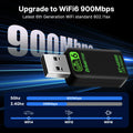 WiFi 6 AX900 Bluetooth 5.4 USB Adapter Wireless Network Card 2.4G&5GHz Wi - Fi Receive For PC/Laptop - Visuel 3 | SAMAG