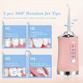 16pcs Dental Hygiene Kit - Includes Standard & Orthodontic Nozzles For Effective Teeth Cleaning And Oral Care