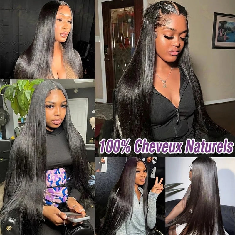 100% Raw Human Hair Weave Extensions 30 32 Inch Bone Straight Vietnamese Hair Bundles 16A Double Drawn Natural Black Color 3 4 Pcs Remy Hair Bundle For Women