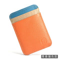 Fashion 100% Genuine Leather Thin Bank Credit Card Case Mini Card Wallet Men Bus Card Holder Cash Change Pack Business ID Pocket