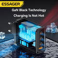 Essager 120W GaN Charger 4 in 1 USB C PD Fast Charger For Macbook Laptop iPhone 17 16 15 14 Pro Max Samsung iPad Quick Charger