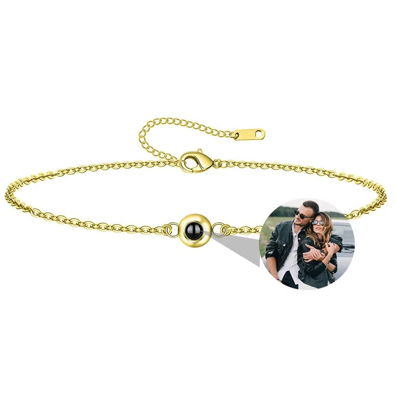Custom Photo Bracelet Personalized Projection with Picture Inside 100 Languages I Love You Stainless - Visuel 25 | SAMAG