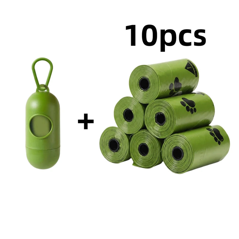 Eco Friendly Biodegradable Dog Waste Bags Waterproof Leak Resistant Pet Poop Bags For Puppy Cat Outdoor Walking Pet Clean Supply