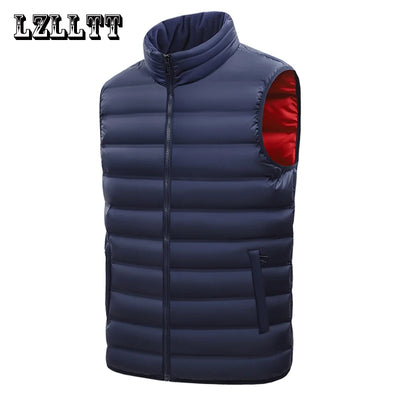 Men Autumn Casual Sleeveless Vests Jacket Winter Warm | SAMAG