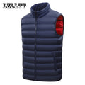 Men Autumn Casual Sleeveless Vests Jacket Mens Winter Warm Thicken Waistcoat  Men Fashion Waterproof Outwear Vest Jackets Male