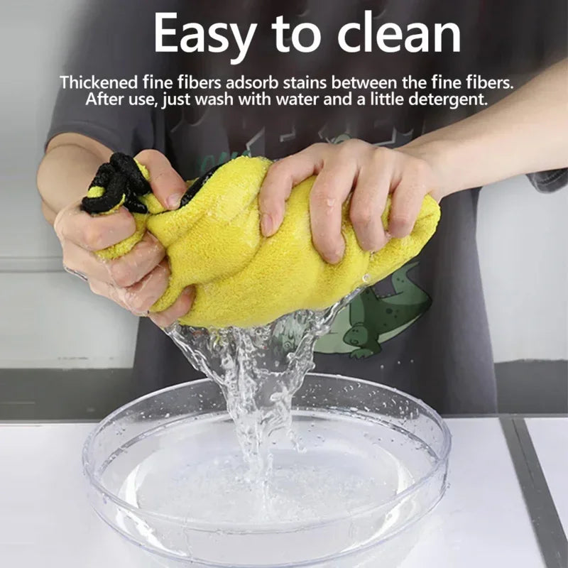 1/3/5/10PCS Car Wash Towels Cleaning Cloth Absorbent Dry Cloth General Purpose Microfiber Towel Thickened Yellow 30/40/60cm