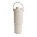 735ML Tumbler with Straw Portable Handle Cold Coffee Thermos  24OZ  316 Stainless Steel Inner nsulated Travel Mug Water Bottle