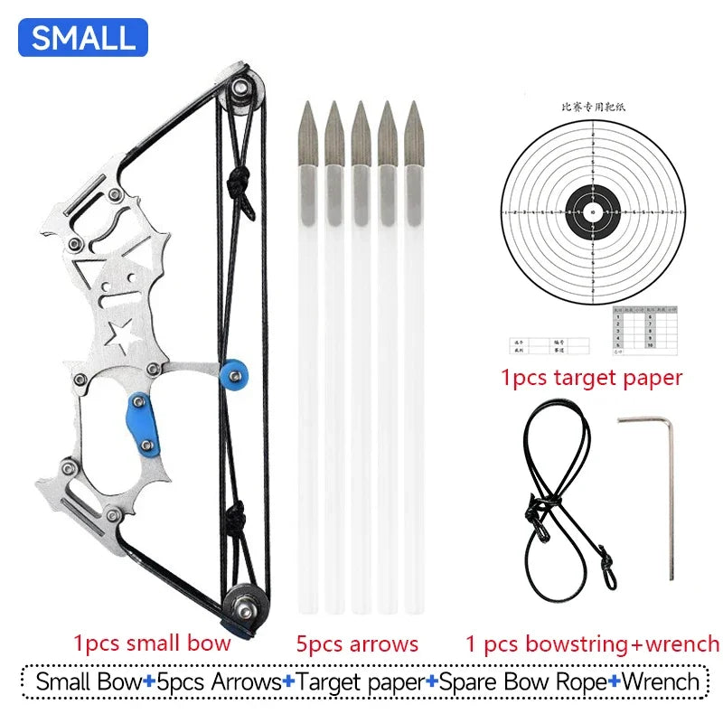 2 Size Mini 304 Stainless Steel Compound Bow Small Pulley | SAMAG
