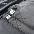 380g Tight Match Heavy Inverted Triangle Loose Versatile Solid Cotton Vintage Autum Winter Long Sleeve Round Neck Sweater