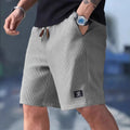 Summer Men's Waffle Texture Casual Sports Beach Shorts | SAMAG