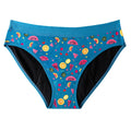 Teens Period Panties Printed Floral Fabric Girls Cotton Underwear 4-Layer Leakproof Heavy Flow Menstrual Panties Briefs
