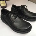 Men's Large Size Leather Cow Shoes Flat Outdoor Leather Shoes 46 47 All Genuine Leather Casual Shoes