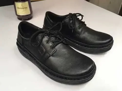 Men's Large Size Leather Cow Shoes Flat Outdoor Leather Shoes 46 47 All Genuine Leather Casual Shoes