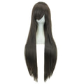 Synthetic Black Wig Cosplay Wigs Straight Long Wig Hinata Hyuga Cosplay Hair Enma Ai Costume Wig