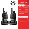 Retevis H777D (H777Upgraded) Walkie Talkie PMR/FRS Portable License-Free LCD Display Two Way Radio Long Range Type-C for Camping