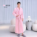 Warm Coral Fleece Kimono Bathrobe Gown Winter Thickened | SAMAG