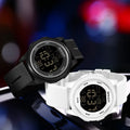 SANDA 6182 Multifunction Waterproof LED Digital Mens Wristwatches Sport Electronic Watch for Alarm Clock - Visuel 3 | SAMAG