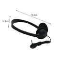 3.5mm Wired Computer Headphone No Microphone Gaming Headset Noise Canceling Sports MP3 Earphone Wired Stereo Headset Universal